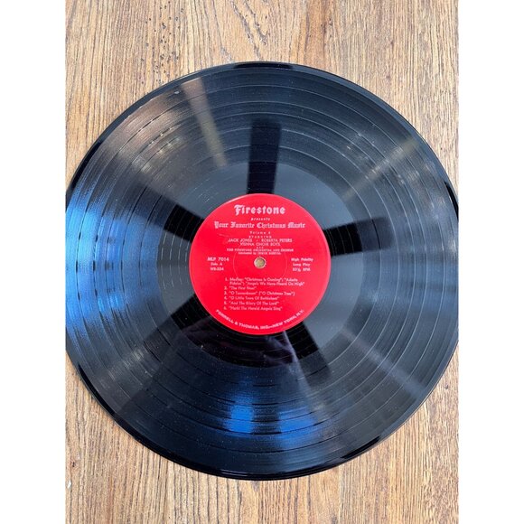 Firestone Presents Your Favorite Christmas Music Vinyl Jack Jones Record Album - Picture 2 of 4
